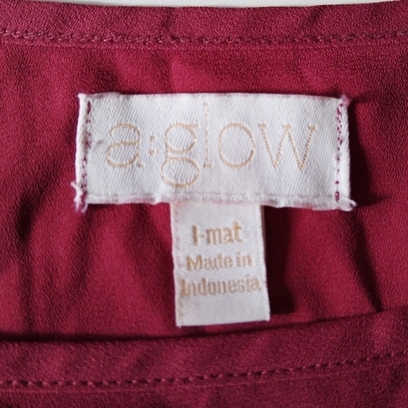 a:glow Maternity mesh panel tunic pink mauve - Picture 3 of 10